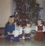 Tim's first Christmas 1970