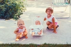 Angela, Janene, Jamie - August '67