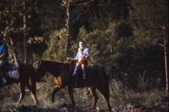 Gary & Angela on horse - Arkansas - Labor Day '69