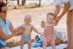 Jean & Benjamin - lake - August '69