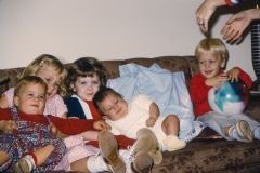 Tim, Angie, Jean, Brian, Ben - Thanksgiving '71