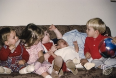 Tim, Angie, Jean, Brian, Ben - Thanksgiving '71