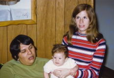 Sam, Brian, Carol - Thanksgiving '71