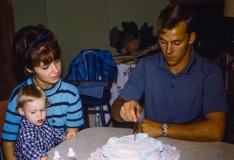 Angela, Linda & Dennis - Mother's Day weekend '68