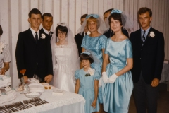 Linda's wedding - August '66