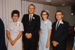 Linda's wedding - August '66