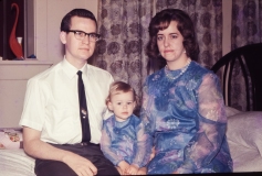 Gary, Donna & Angela - Easter Sunday '68